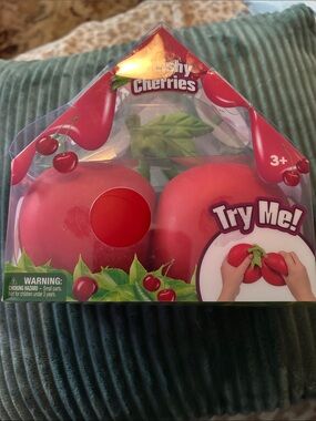 Try Me! Squishy Cherries Sensory Toy - Red
